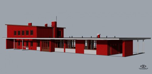 Pécel jellegű állomásépület {577}