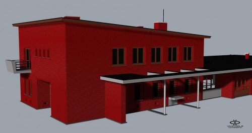 Pécel jellegű állomásépület {577}