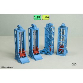 Train lifting jacks {2161}