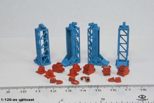 Train lifting jacks {2161}