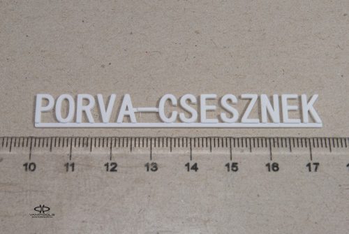 Egyedi állomás névtábla