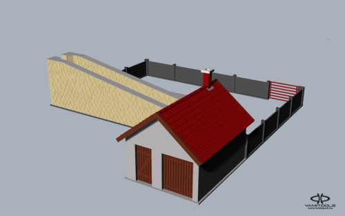 Cattle loader ramp with office {571A/B}