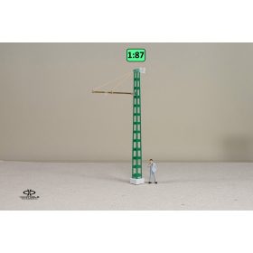   Egykaros egyvágányos villamos felsővezetéktartó oszlop {2195}