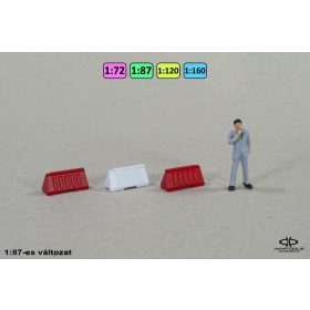 Műanyag terelőelem, alacsony {2198}