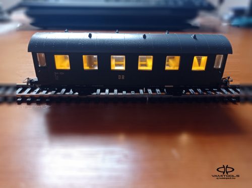 1:87 passenger wagon lighting 125mm, digital {2423A/B}