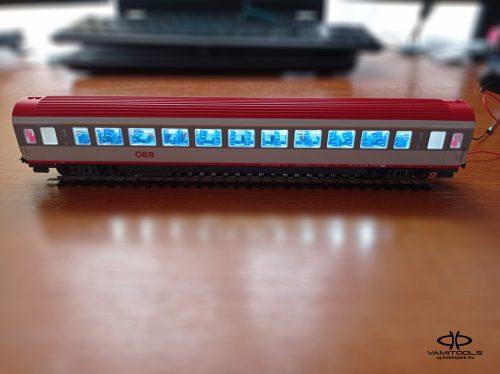 1:87 személykocsi világítás 250mm, analóg {2425A/B}