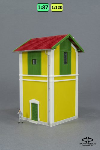 Fadíszes szimpla víztorony {597}