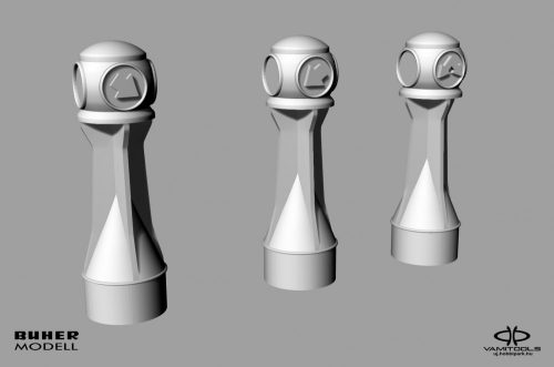 Road barrier with light {2451}