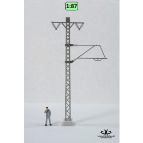 Egykaros felsővezetéktartó oszlop {2458}