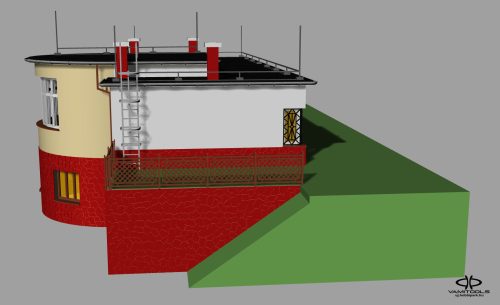 Csittényhegy jellegű állomásépület {700}
