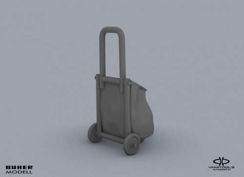 Folding shopping cart {2461}