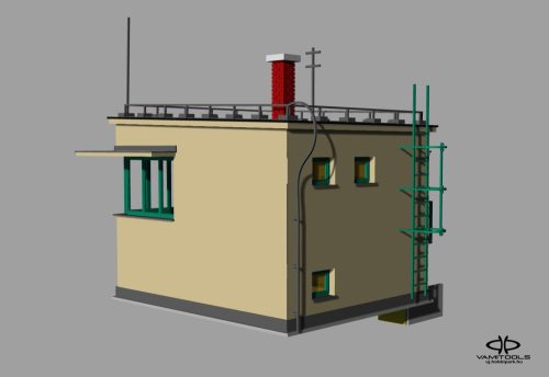 Vasúti váltóállító központ belső berendezés {704B}