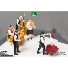 Folk band and dancers {2462A/B} Folk band and dancers {2462A/B}