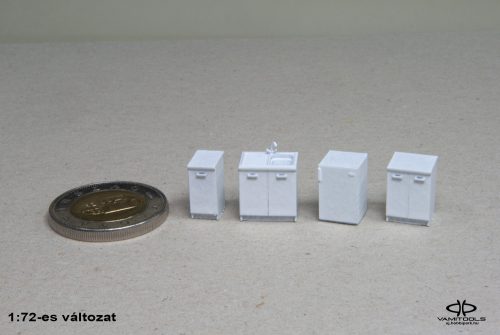 Kitchen furniture, sink {2474A-F}