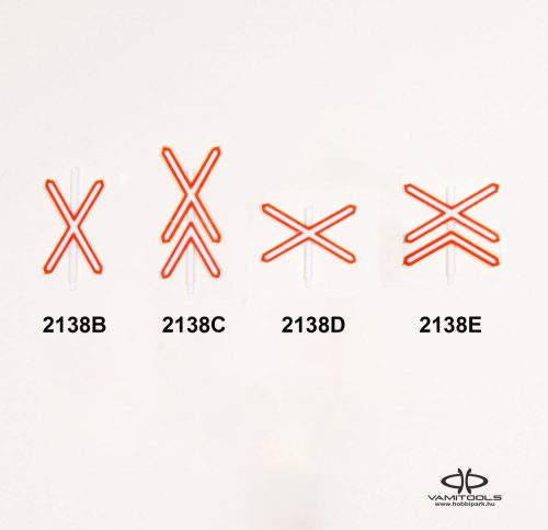 Level cross signal (without LEDs, DIY kit) {2480A-E}