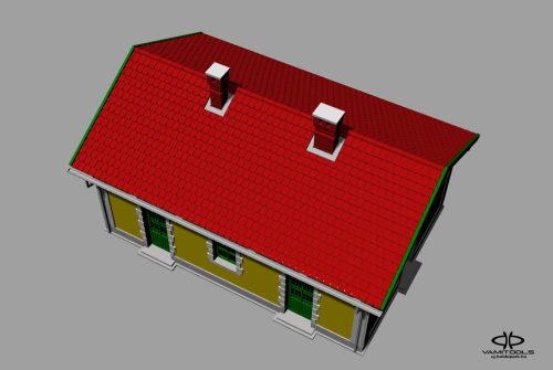 Homokszentgyörgy jellegű állomásépület {708}