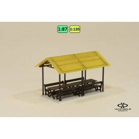 Outdoor pergola roof {424}