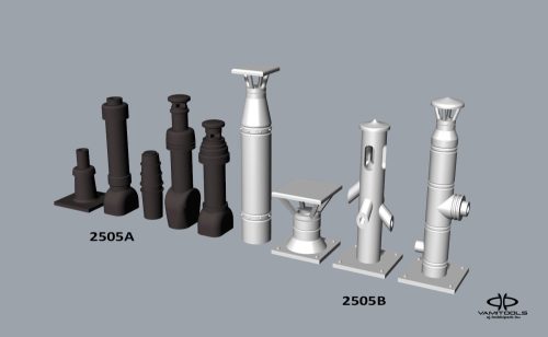 Kéménytoldók {2505A/B}