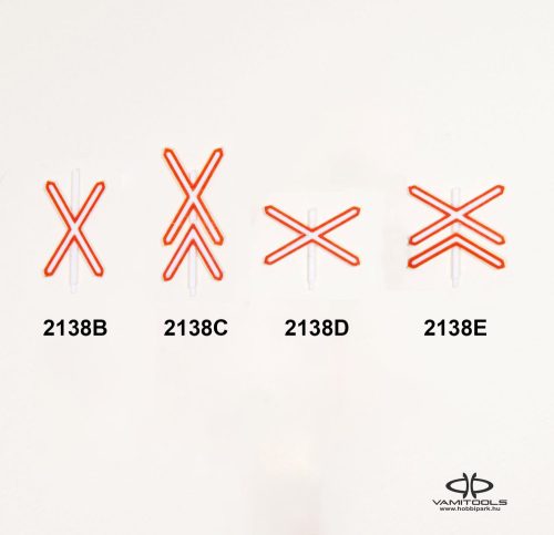 Manual controlled level cross circiut set {2527}