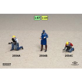 Welding workers {2554A/B/C} Welding workers {2554A/B/C}