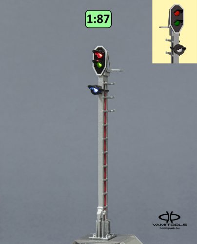 Railway signal RG+W {2580}