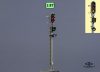 Railway signal GRY+G+W {2585}