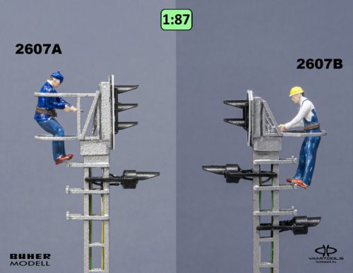 Workers (railway signal) {2607A/B}