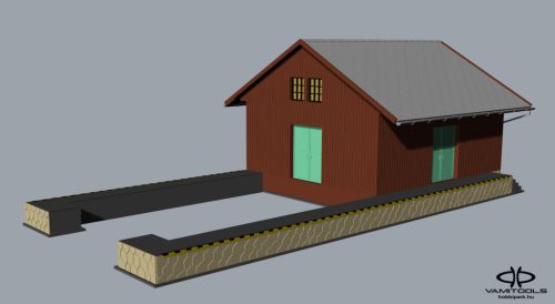 Goods shed {737}