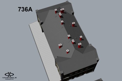 Railway station like Karcag {736A/B}