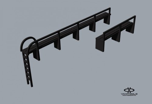 Railing to BTTB 4 axes tank wagon {2215}