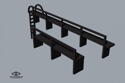 Railing to BTTB 4 axes tank wagon {2215}