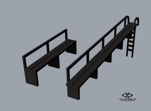 Railing to BTTB 4 axes tank wagon {2215}